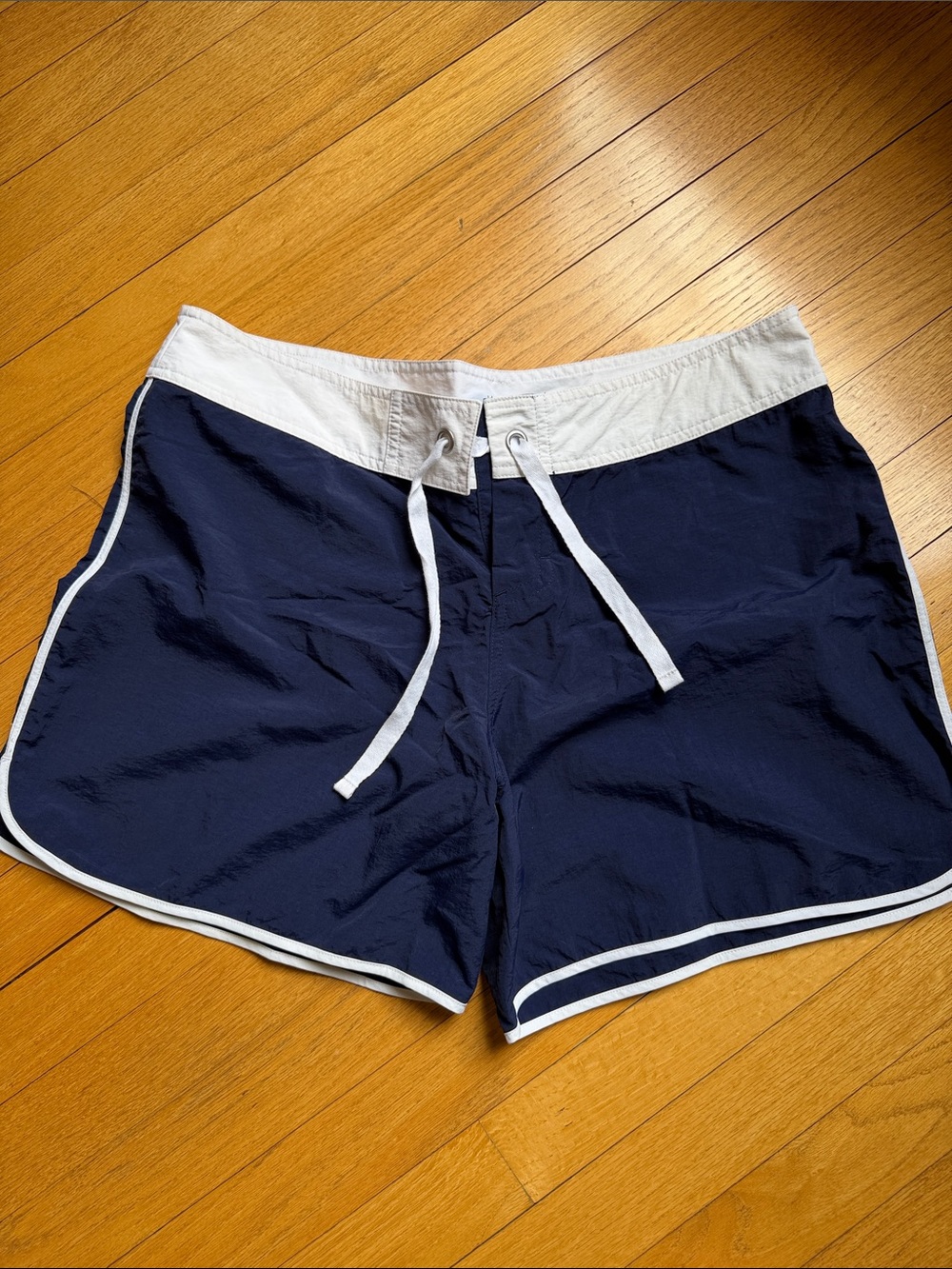 Tommy Bahama Navy and White Colorblock Boardshorts